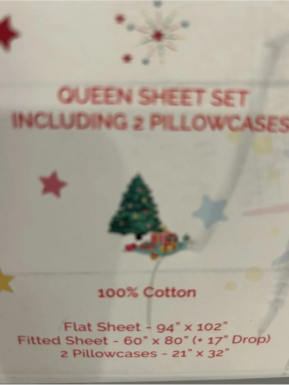 CATH KIDSTON London DITSY DEER Queen Cotton Christmas Sheet set